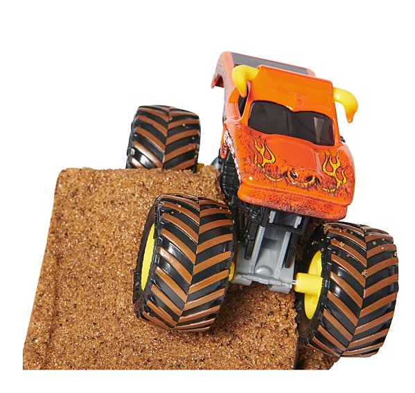 Carrinho Monster Jam Digger El Toro Loco Areia e Acessórios