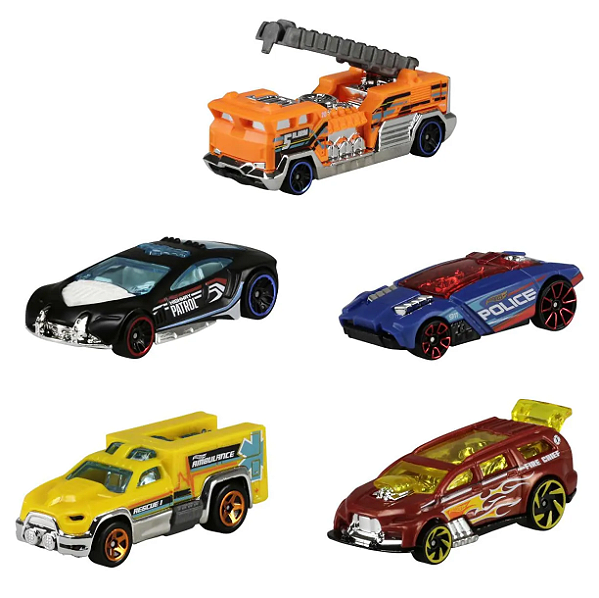 Kit com 10 Hot Wheels Carrinho escala 1:64 Sortidos