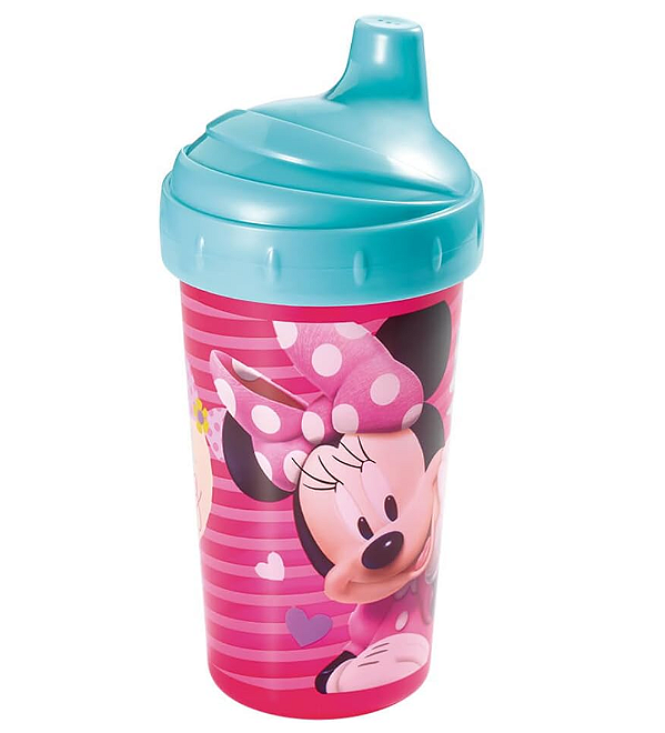 Copo com Bico Rígido Rosa Minnie Multikids Baby