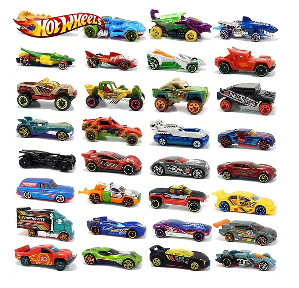 Hot Wheels Carrinho Escala 1:64 Kit 10 Carrinhos Sortidos
