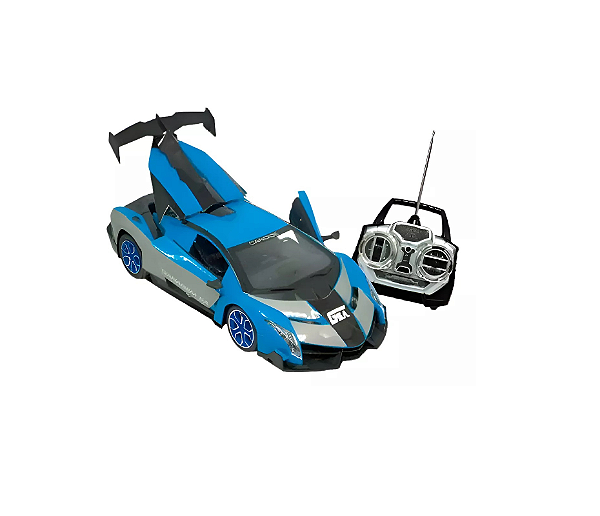 Carro Controle Remoto Illusion com Luz e Abertura de Portas
