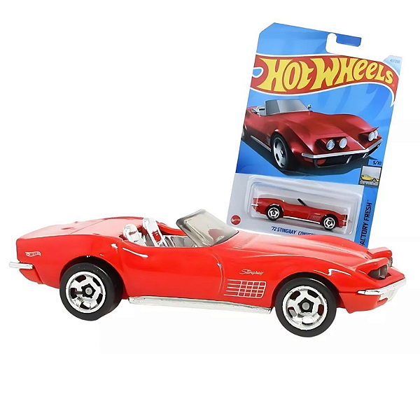 Hot Wheels Carrinho Escala 1:64 72 Stingray Convertible