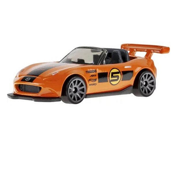 Hot Wheels Carrinho Escala 1:64 15 Mazda MX-5 Miata Laranja