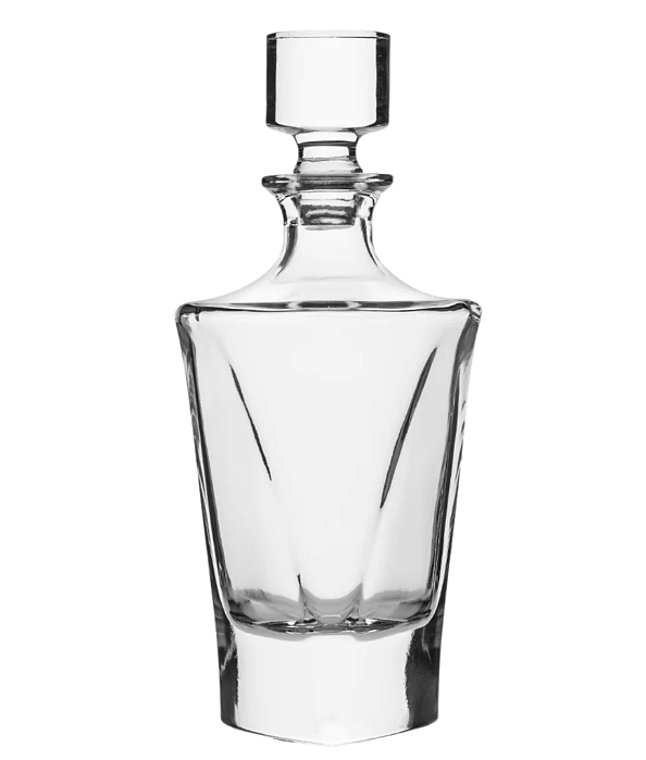 Garrafa de Whisky  em Vidro Vertice 750 ml