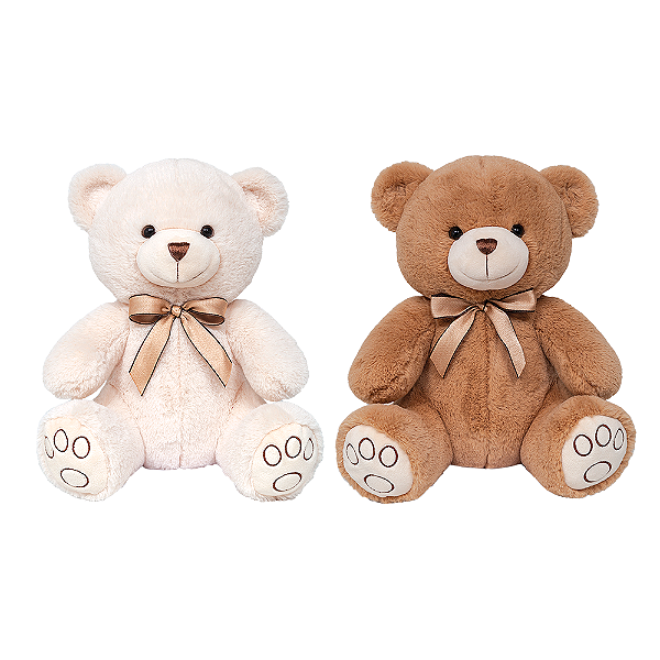 Pelúcia Urso Ursinho Carinho 29 cm Fofo Macio Buba 29 cm