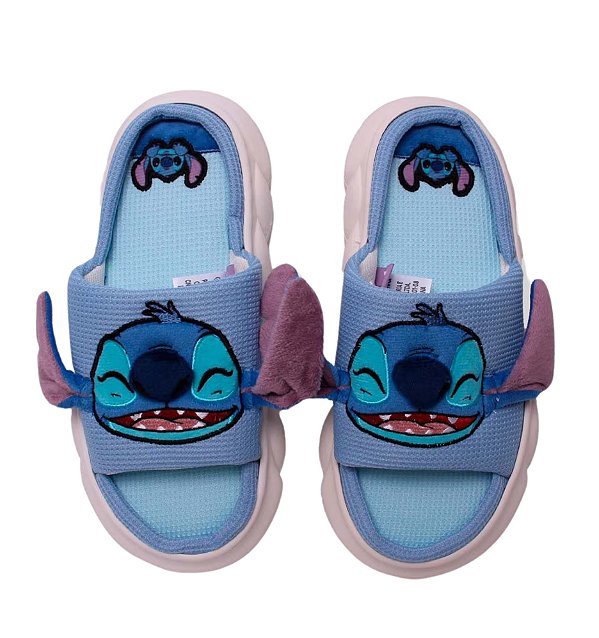 Chinelo de Quarto Passeio Nuvem Stitch Solado de Borracha 3D