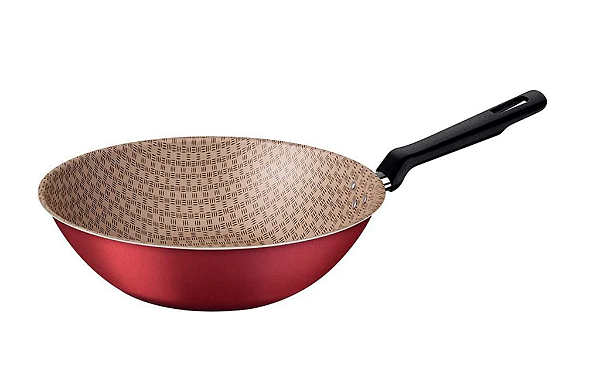 Frigideira Wok Antiaderente Loredo n. 28 Vermelha Tramontina