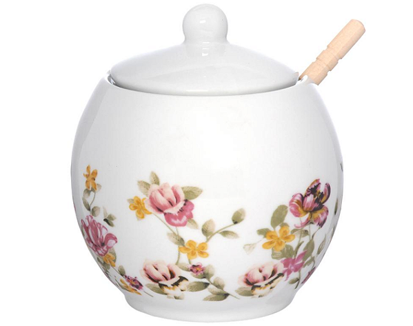 Meleira em Porcelana  Le Jardim 350 ml com Pegador