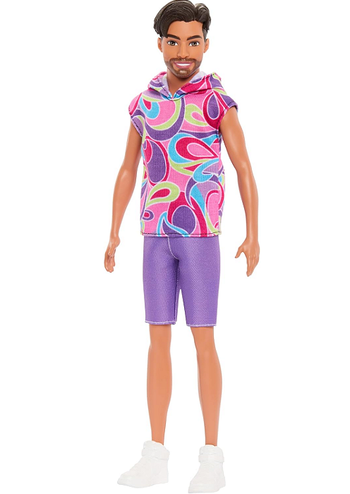 Boneco Ken Fashionista Moreno Icônico Totaly Hair de 1991 Mattel
