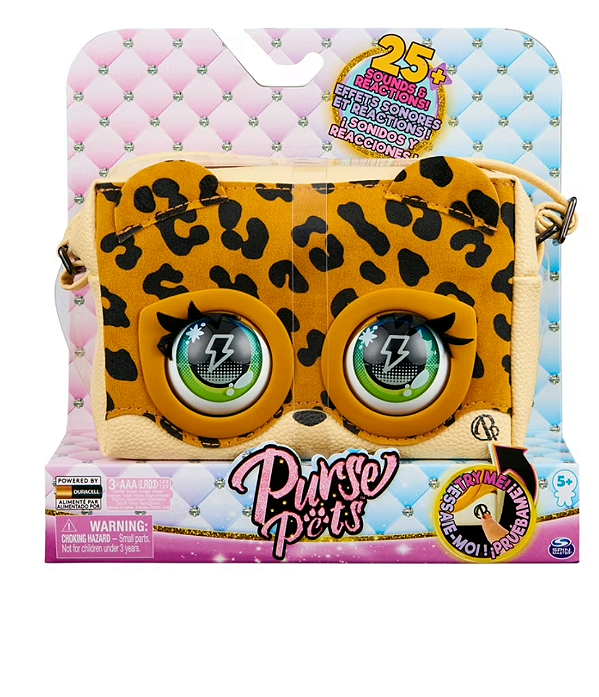 Bolsa Bolsinha Purse Pets Animada Som e Movimentos LeoLuxe