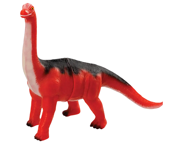 Dinossauro Braqueossauro Vinil Amigo Dino 19 cm Adijomar