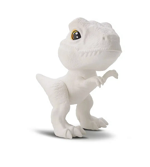 Dinossauro Little Dino Pintura Velociraptor Bambola