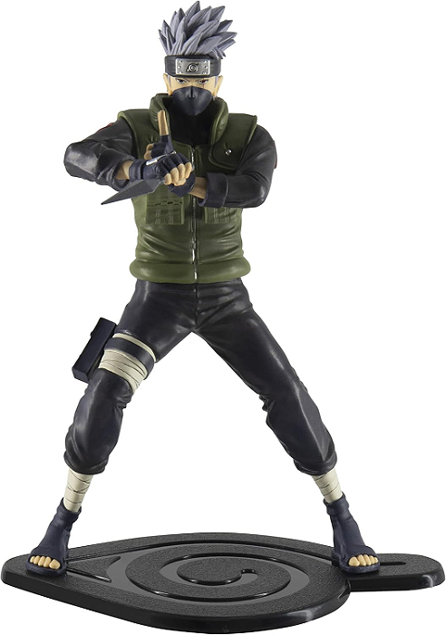 Boneco Naruto Shippuden Kakashi Hatake Estátua Abystyle