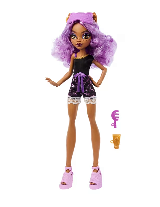 Boneca Monster High Clawdeen Wolf Festa Pijama Monstruoso