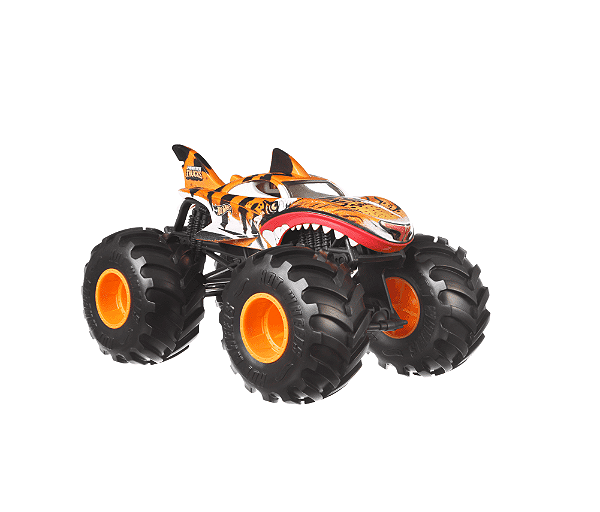 Monster Trucks True Metal Die Cast Hot Wheels Tiger Shark
