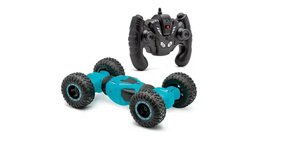 Carrinho Twist Car 4x4 02 Modos Spy Truck Recarregável Azul
