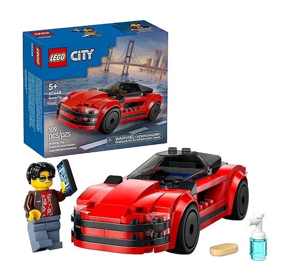 Lego Carro Espotivo Veermelho 60448