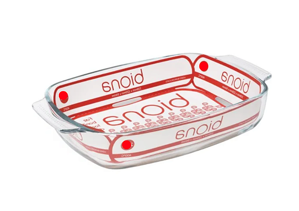 Refratário Vidro Borosilicato Retangular 2 L Oxford