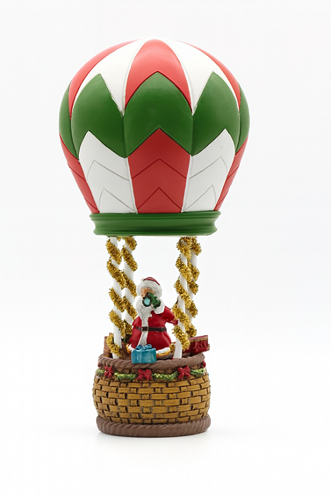 Papai Noel no Balão com Led 27 cm com Movimento