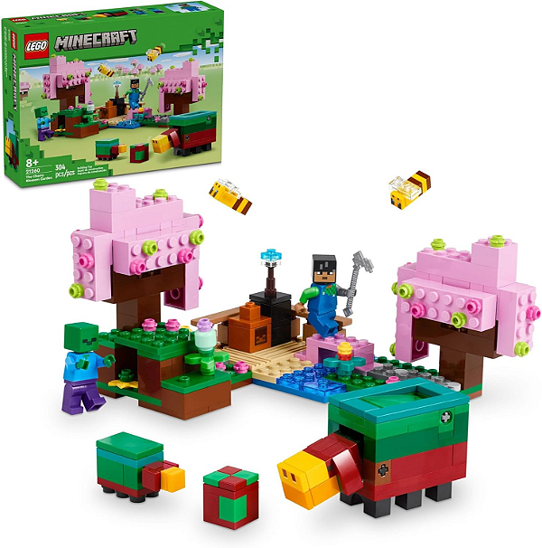 Lego Minegraft Jardim das Cerejeiras 21260 - 304 Peças