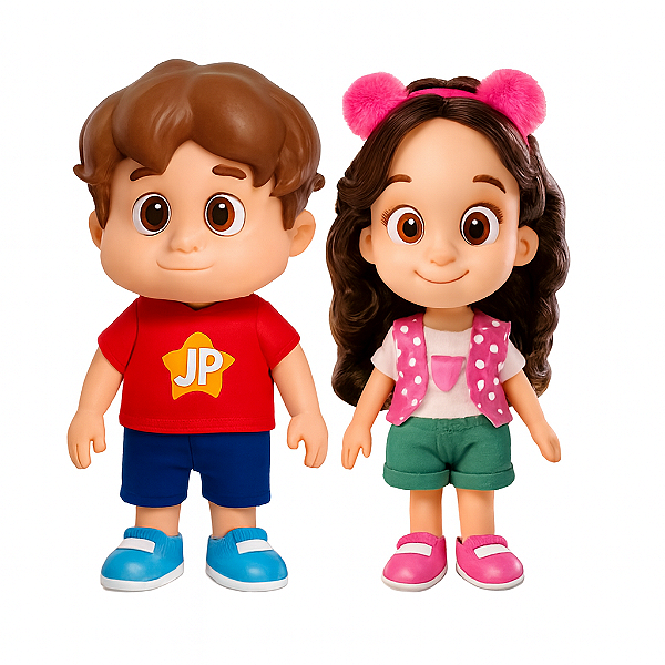Boneca Maria Clara e Boneco JP Baby Brink