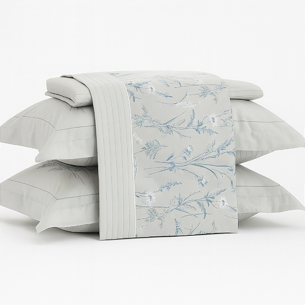 Jogo Lençol Casal Especial Satinee 300 Fios Dahab Kacyumara