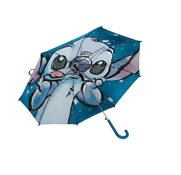 Sombrinha Guarda Chuva Infantil Stitch Automática 48 cm