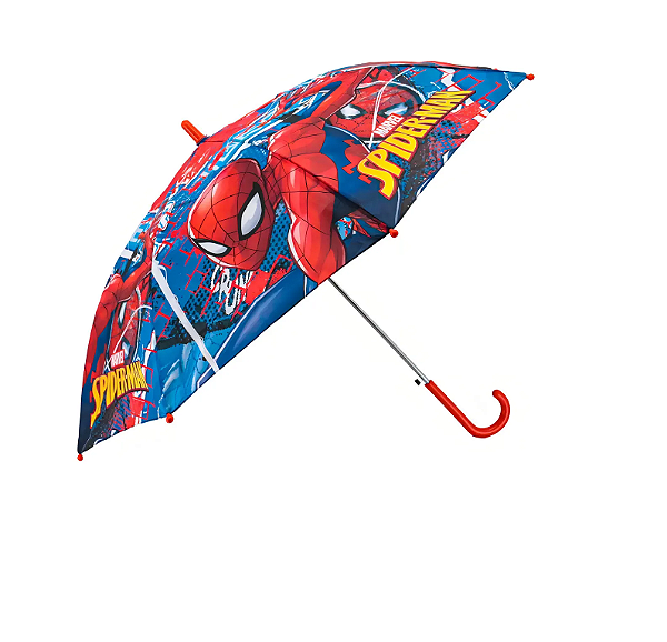 Guarda Chuva Sombrinha Infantil Homem Aranha Automática 48cm