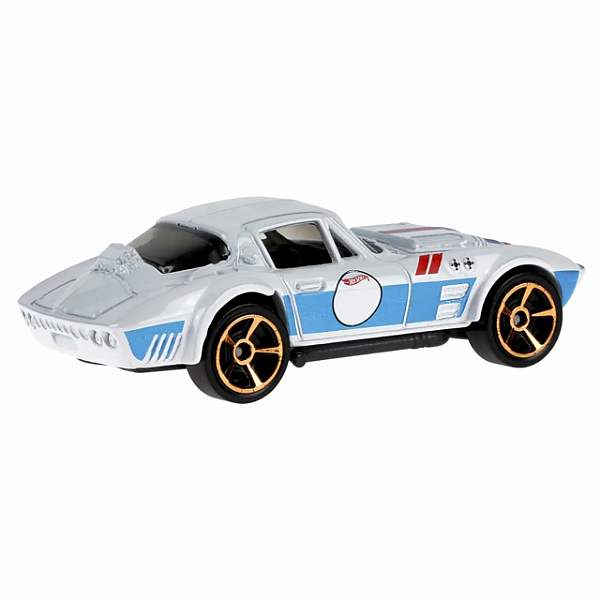 Carrinho Hot Wheels Escala 1:64 Corvette Grand Sport Branco