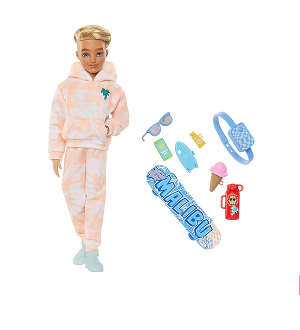 Barbie Ken Malibu Dream Besties Core Articulado  Acessórios