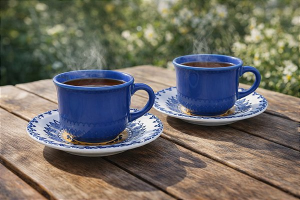 Xícara Chá Café C/ Leite 200 ml La Carreta Oxford 02 Unid