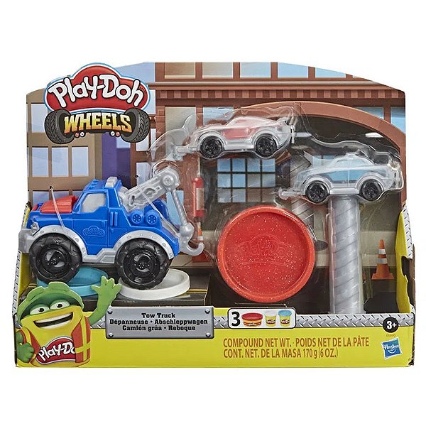 Conjunto Massinhas  Play-Doh  Wheels  Reboque Hasbro
