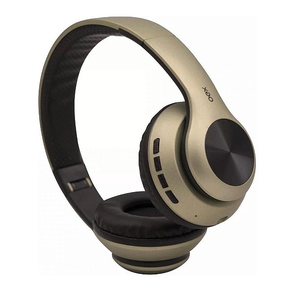 Fone Bluetooth Dobrável Headset Glam Dourado OEX