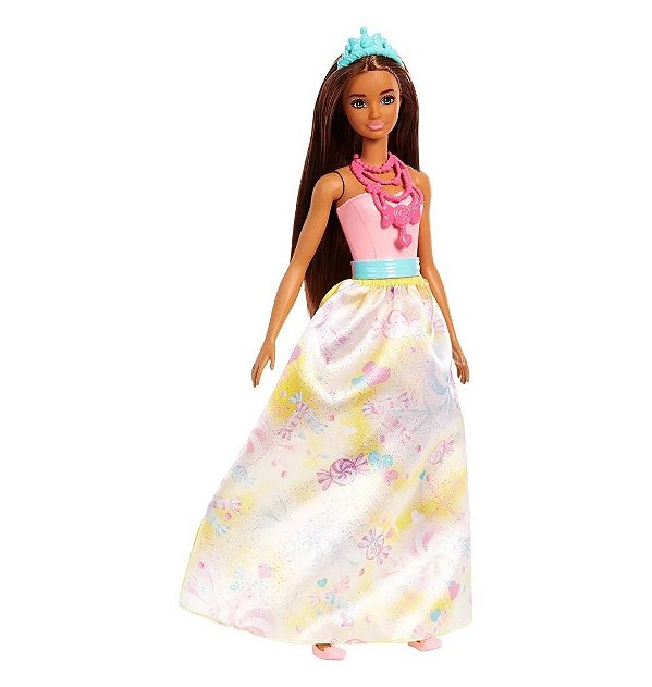 Boneca Barbie Adota Cachorrinho Morena HKD86 - Mattel