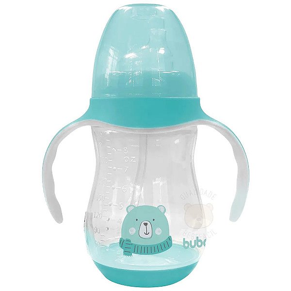 Copo com Alça 250ml Ursinho Azul Buba