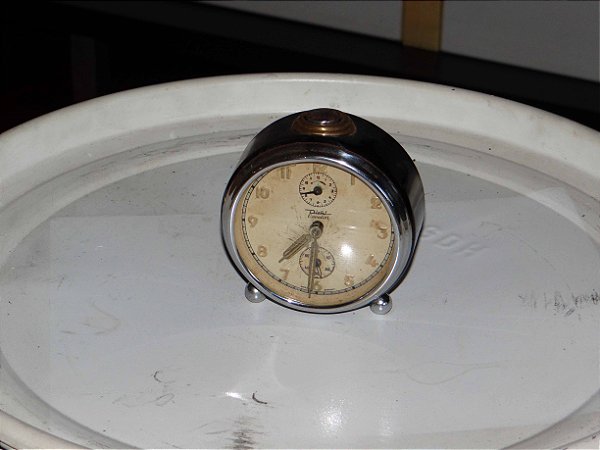 Despertador Alemão Antigo Marca DIEHL CAVALIER Anos 60
