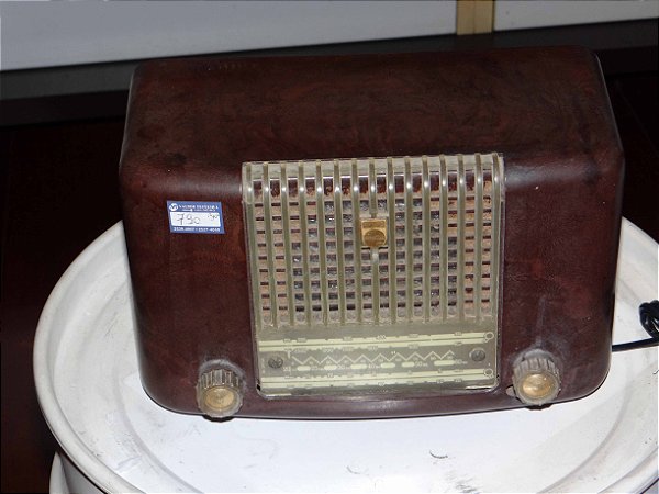 Rádio Antigo PHIPIPS Vintage somente Caixa em Baquelite