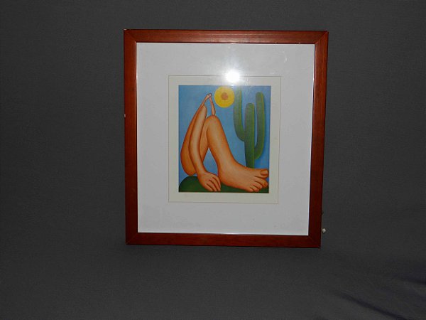 Gravura ABAPURU de Tarsila do Amaral