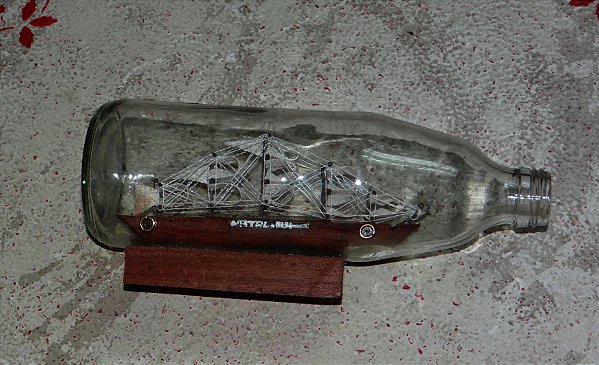 Navio de Garrafa arte de Natal RN