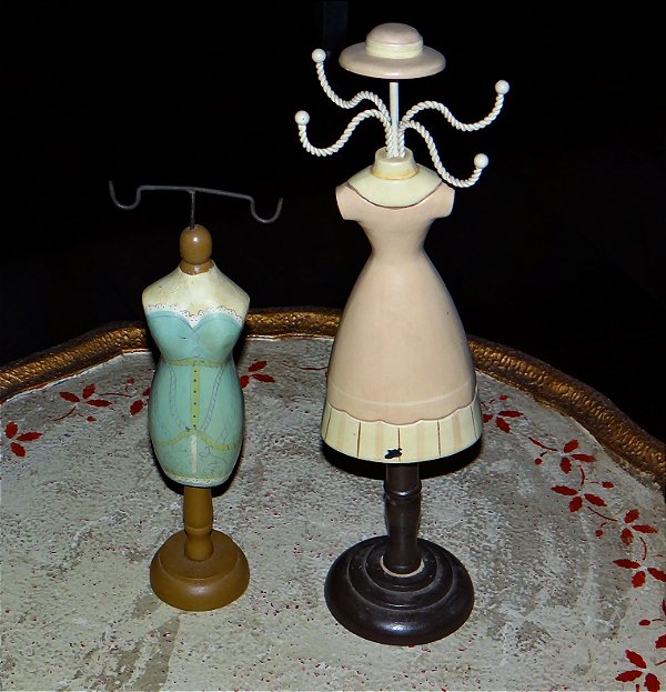 Par Porta colar Vintage