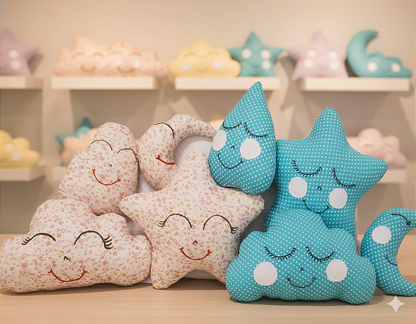 CONJUNTO NOITE - ALMOFADAS DE BERÇO