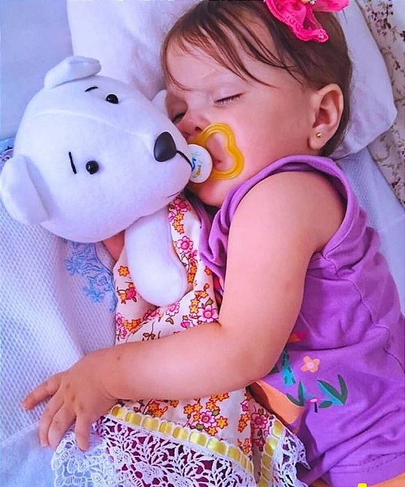 NANINHA URSO BRANCO GRANDE - HIPOALERGÊNICO