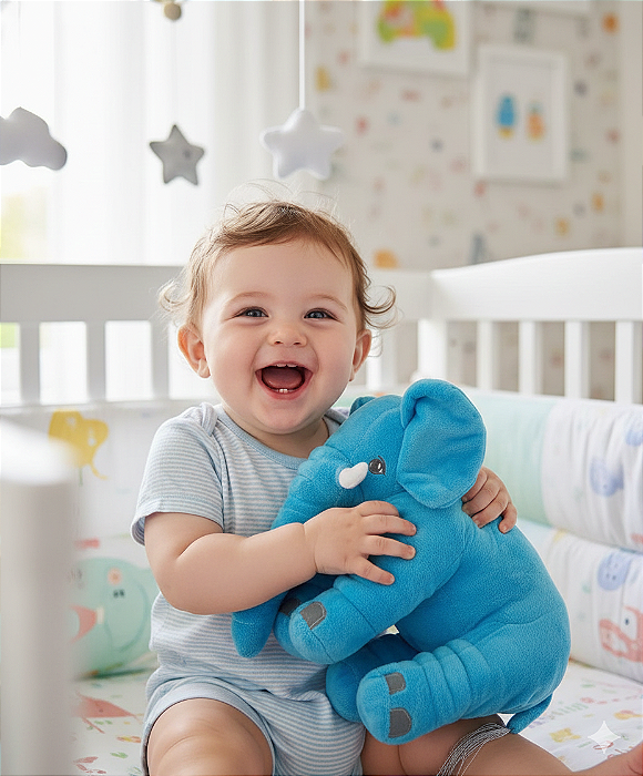 ALMOFADA ELEFANTE MÉDIO - HIPOALERGENICO