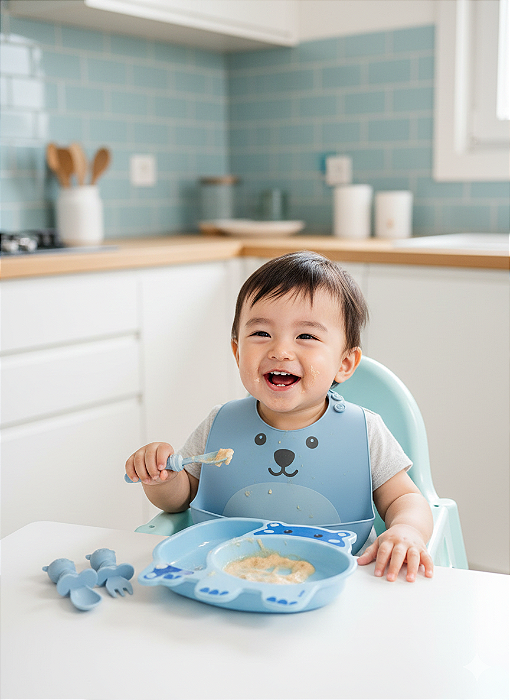KIT BUBA HORA DA PAPINHA AZUL