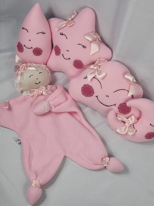 KIT ALMOFADA DE BERÇO COM NANINHA