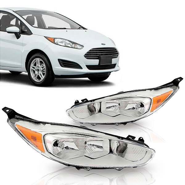 Farol Direito Ford New Fiesta 2013 2014 2015 2016 2017 TYC