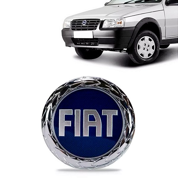 Emblema Da Grade Fiat Uno Mille - Novo