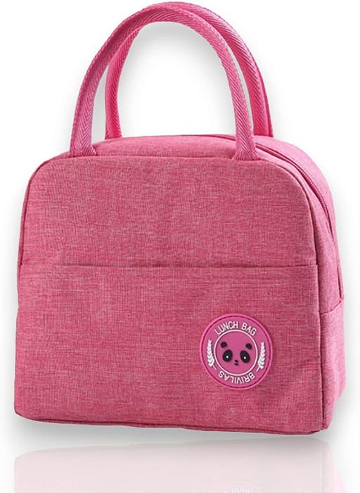 Lancheira Bolsa Marmitera Térmica Reutilizável Trabalho Rosa (G1-JGHW-PKMW)