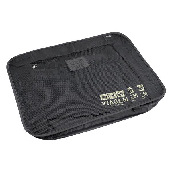 Organizador de Malas de 6 Peças Estampa Lisa Jacki Design - Preto (ARH18608-PR)