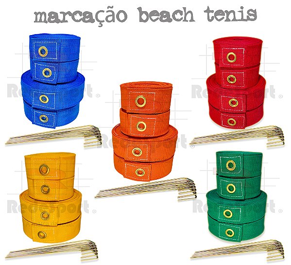 Fita de Marcação para Quadra de BEACH TENNIS - (16x8mts)